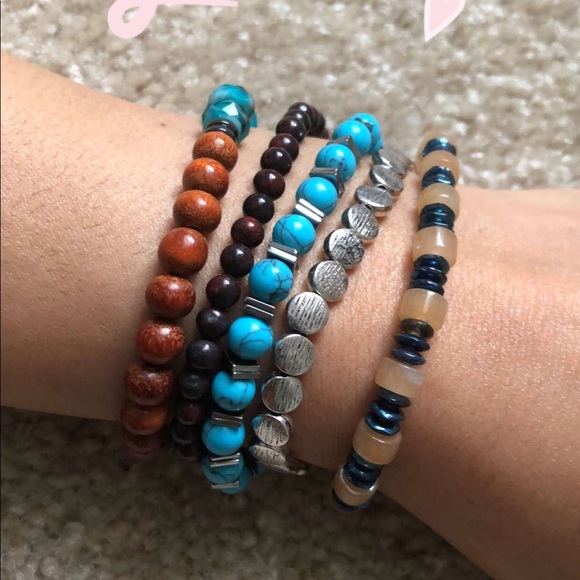 Stackable bracelets!! (Handmade by me) - Picture 2 of 2